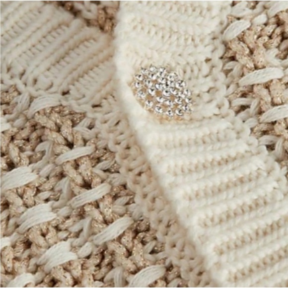 Express Puff Sleeve Novelty Sweater Jacket - Picture 9 of 11